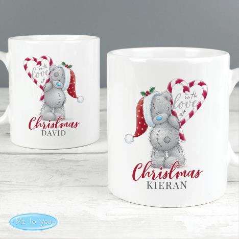 Personalised Me to You With Love At Christmas Couples Mug Set Extra Image 2